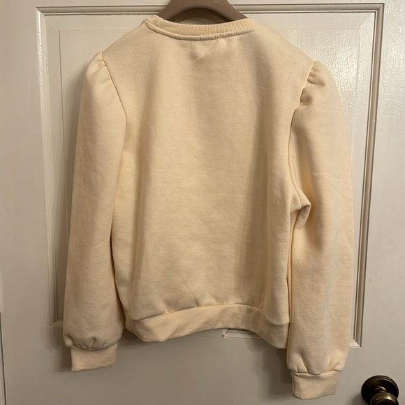 Zara Cream Sweatshirt size 13-14 Kids - Picture 3 of 3